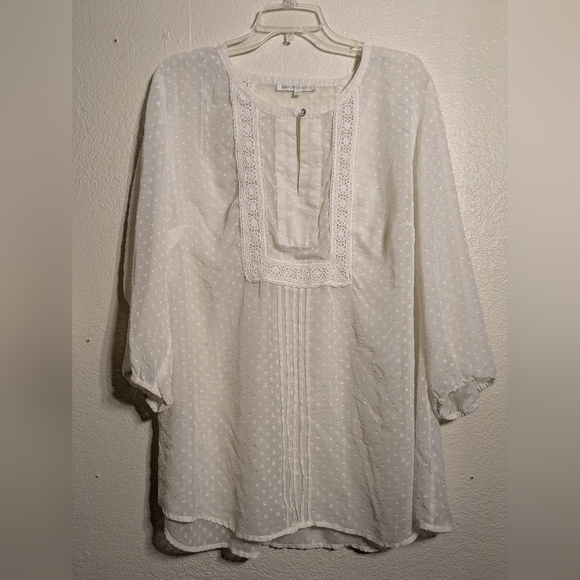 Daniel Rainn White Women's Topsize 2x Pre-owned - Picture 1 of 7
